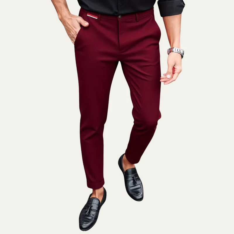 The Santa Monica Men’s Smart Casual Slim Fit Tailored Dress Pants
