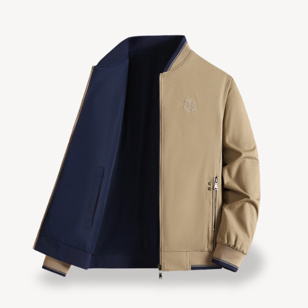 Reversible Formal Bomber Jacket