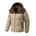 Men's Two Tone Puffer Coat – Quilted