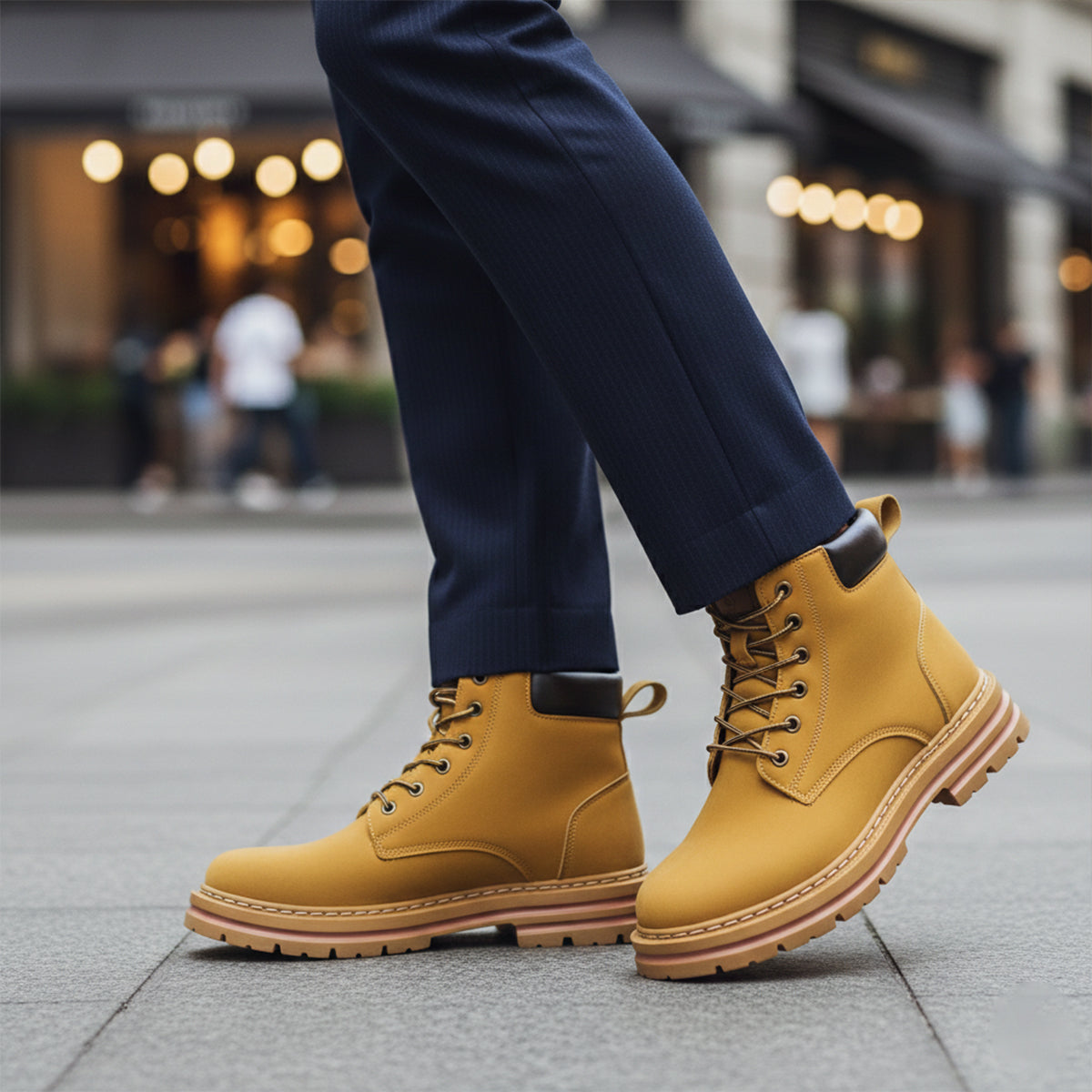 Men’s Cozy Fur Lined Insulated Snow Boots
