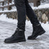 Men’s Classic Lace Up Leather Ankle Snow Boots