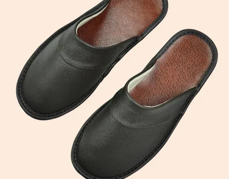 Leather Men's Slippers