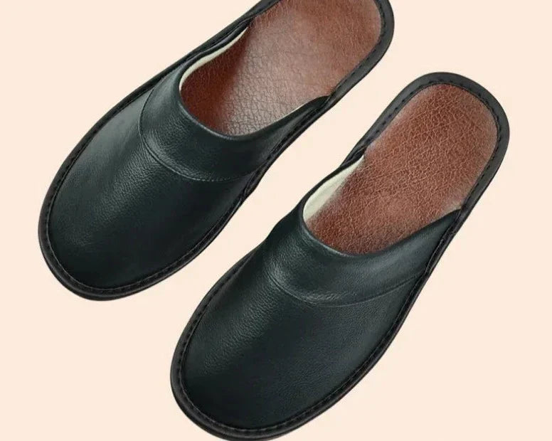 Leather Men's Slippers