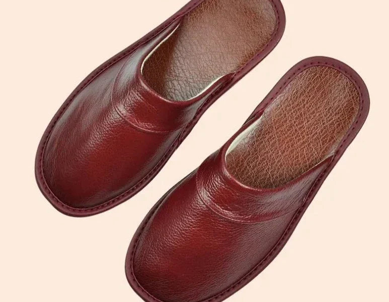 Leather Men's Slippers