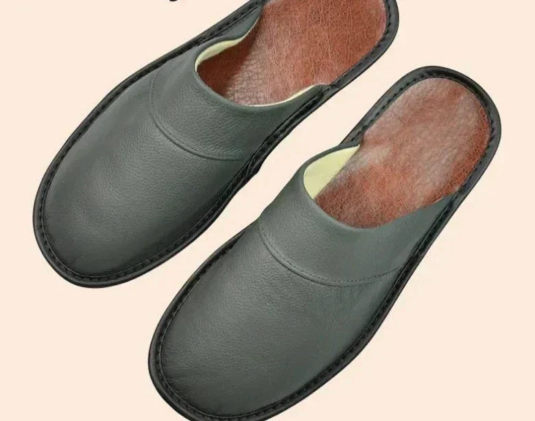 Leather Men's Slippers