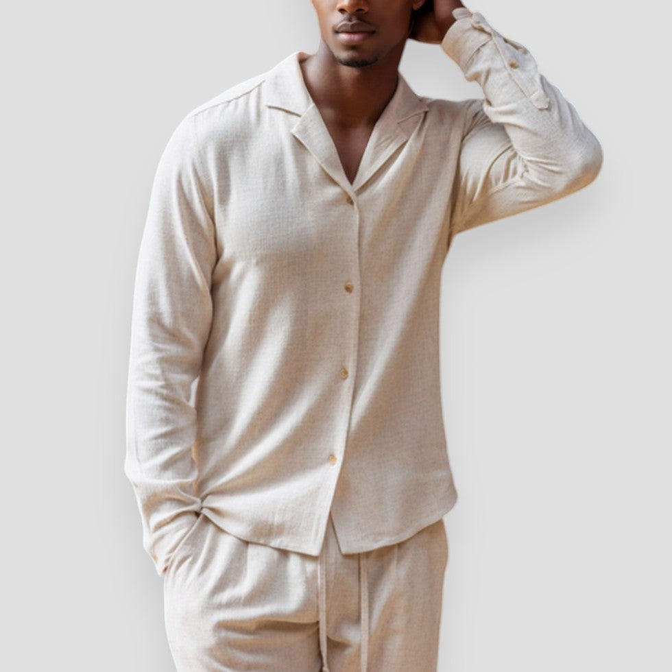 Old Money Linen Shirt For Men