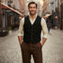 The St. Andrews Men's Elegant Button Up Vintage Gilet