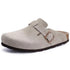 Men's Supportive Cork Clogs – Suede Buckle