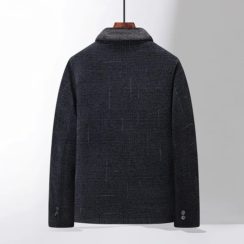 Men's Insulated Wool Blend Coat