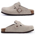 Men's Supportive Cork Clogs – Suede Buckle