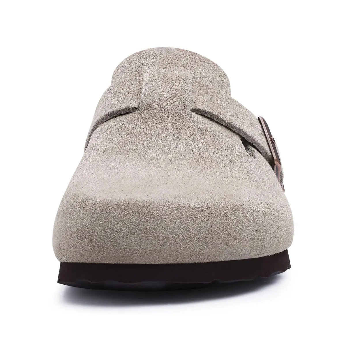 Men's Supportive Cork Clogs – Suede Buckle