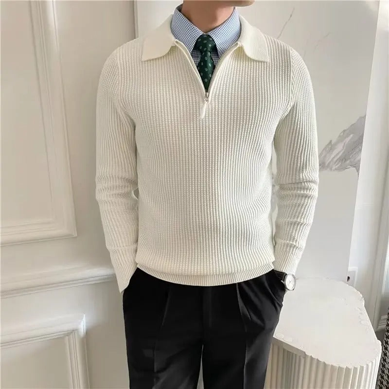 Men’s Half-Zip Collar Sweater | Classic