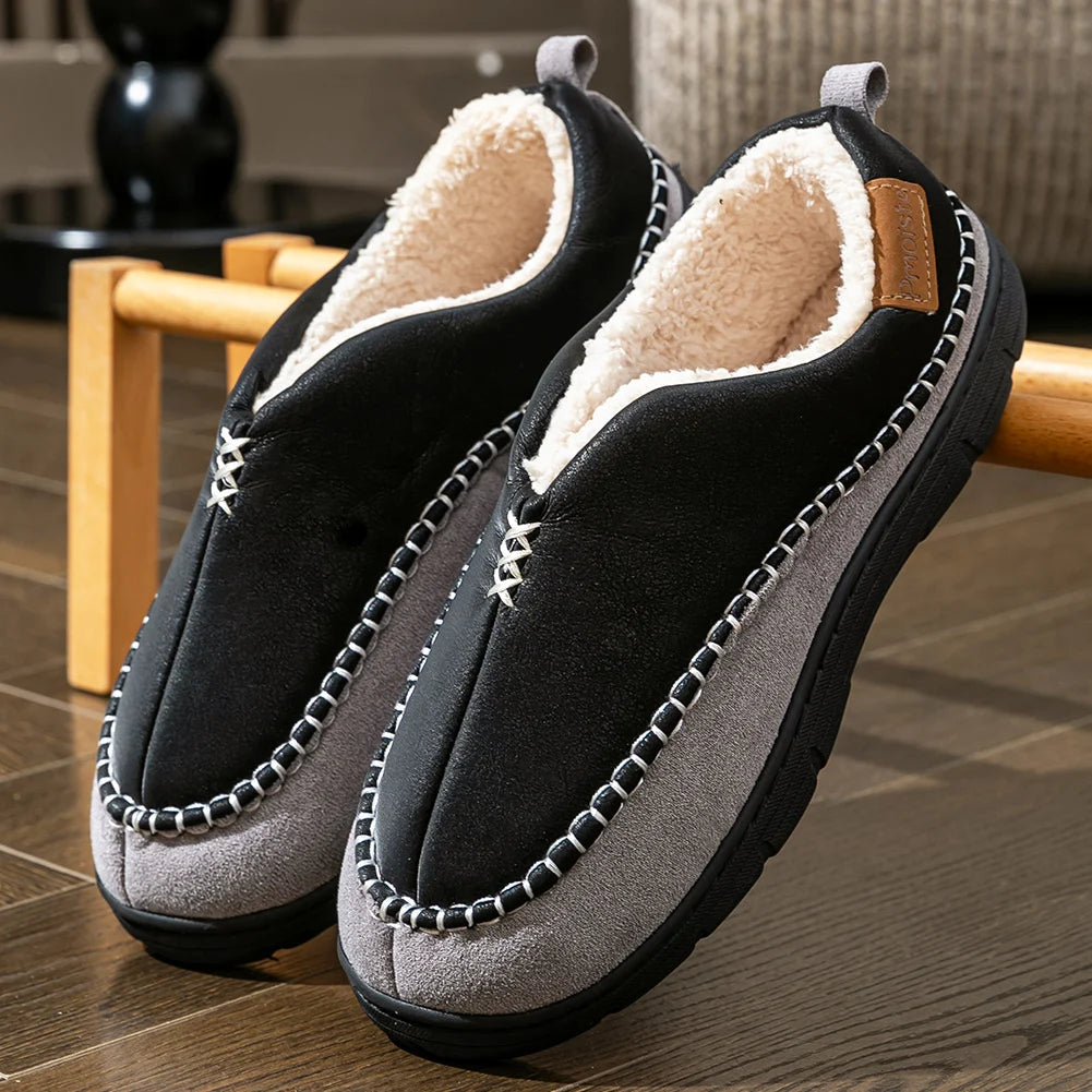 Men's House Shoes – Plush Fleece Slip On