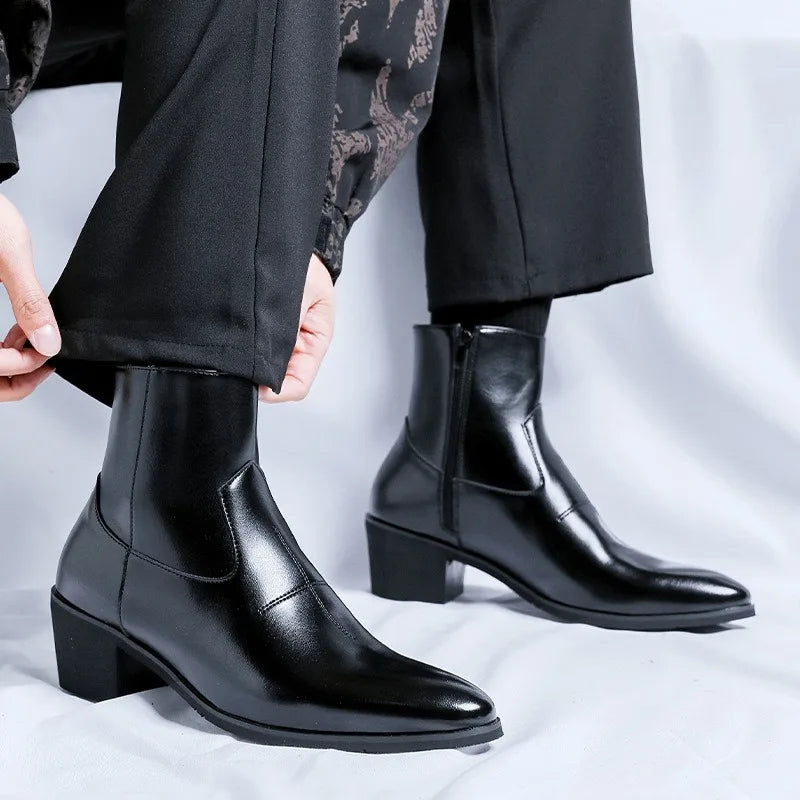 Men's Chelsea Boots – Stacked Heel