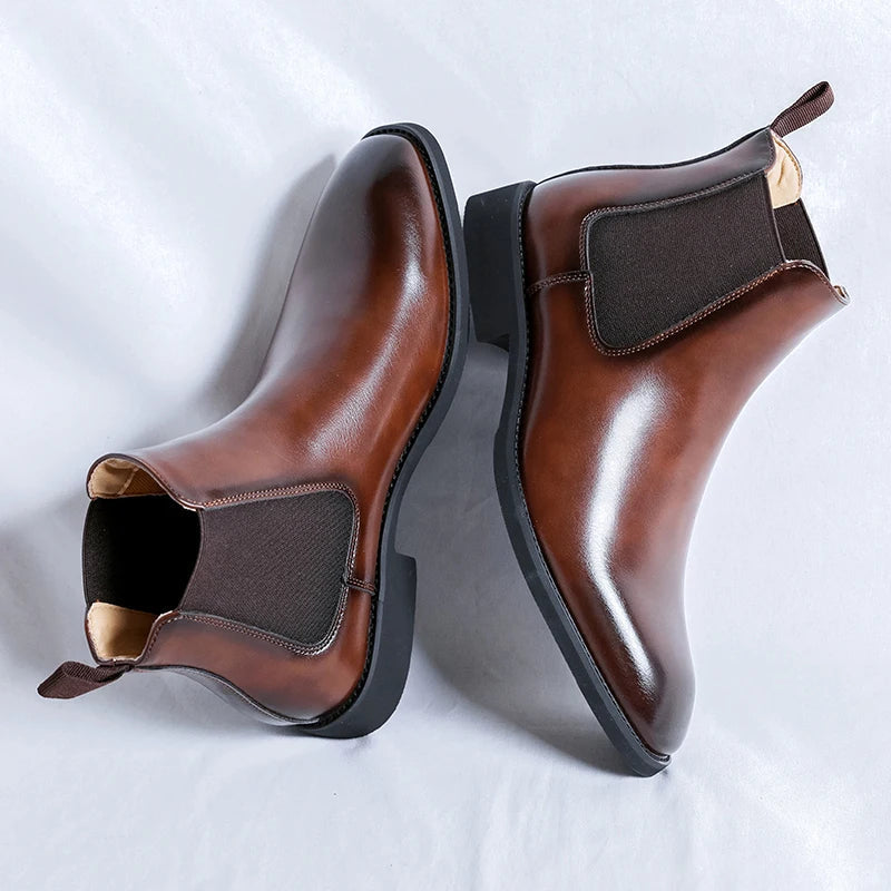 Men's Dress Chelsea Boots – Pointed Leather