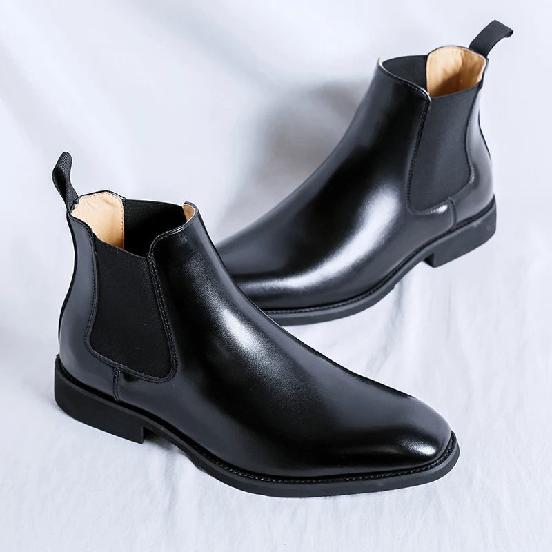 Men's Pointed Toe Dress Boots for Men