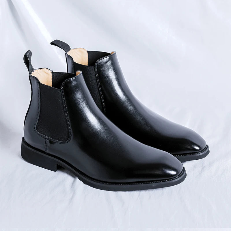 Men's Pointed Toe Dress Boots for Men