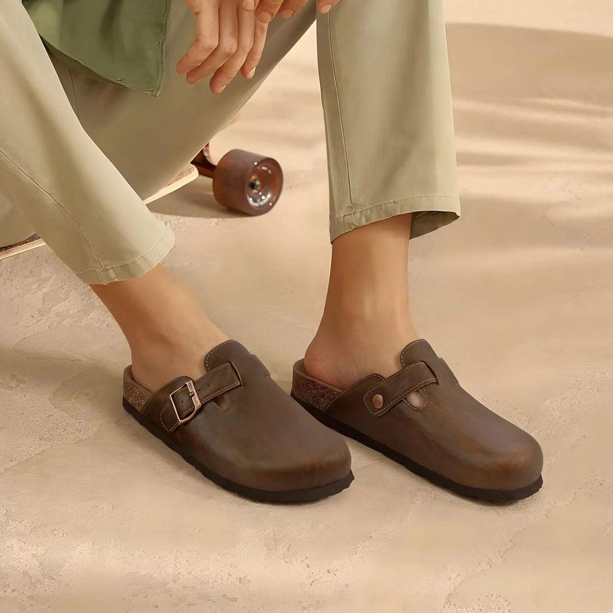 Men's Slip On Clogs – Closed Toe Smooth