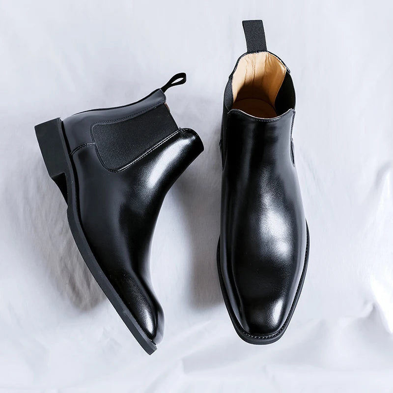 Men's Pointed Toe Dress Boots for Men