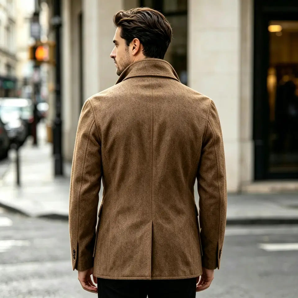 Men's Utility Field Coat – Wool Blend