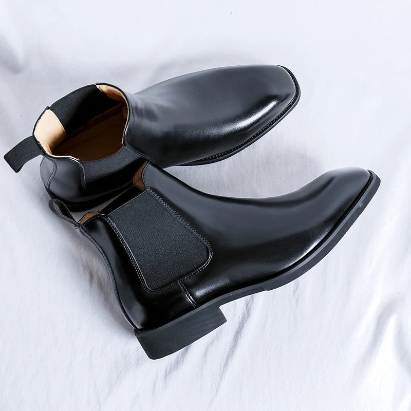 Men's Pointed Toe Dress Boots for Men