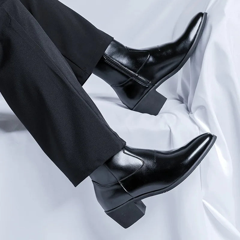 Men's Chelsea Boots – Stacked Heel