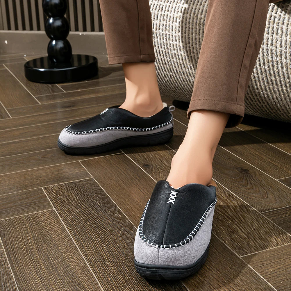 Men's House Shoes – Plush Fleece Slip On