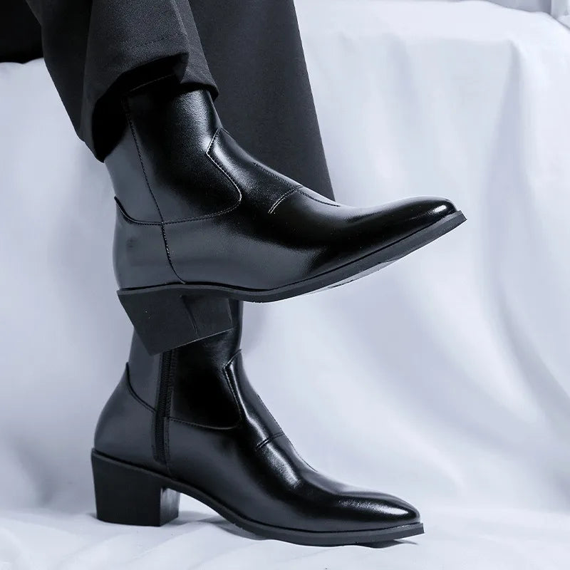 Men's Chelsea Boots – Stacked Heel
