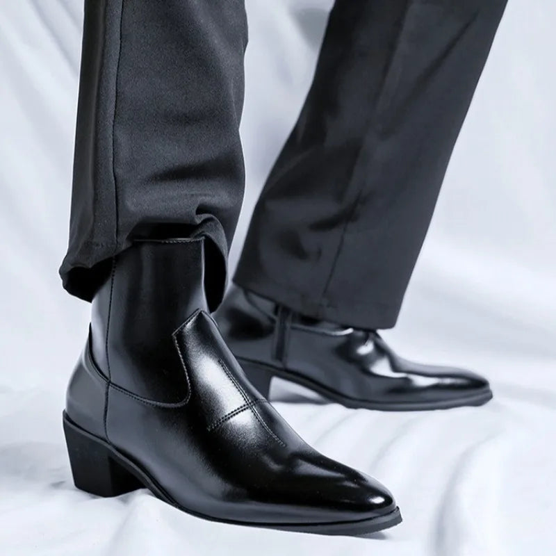 Men's Chelsea Boots – Stacked Heel