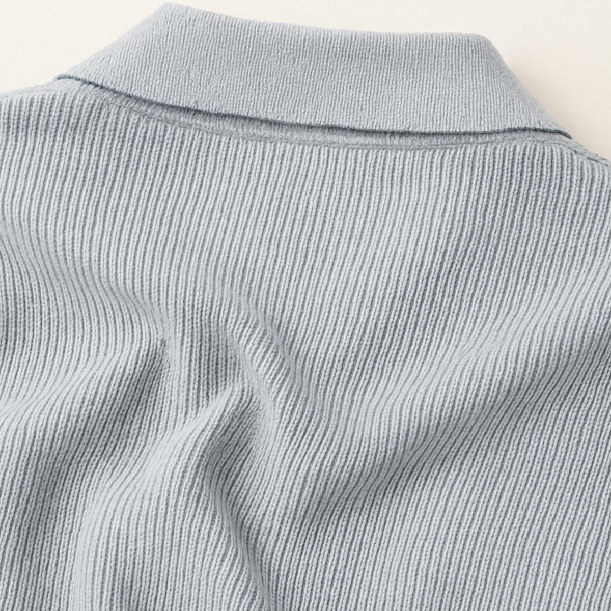 The Portofino Knitted Long Sleeve Polo Sweater for Men Open Collar