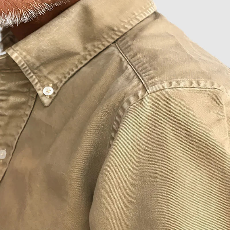 Men's Vintage Wash Long Sleeve Shirt