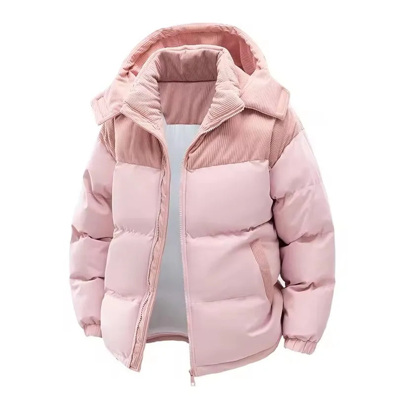 Men's Hooded Puffer Coat – Quilted Winter
