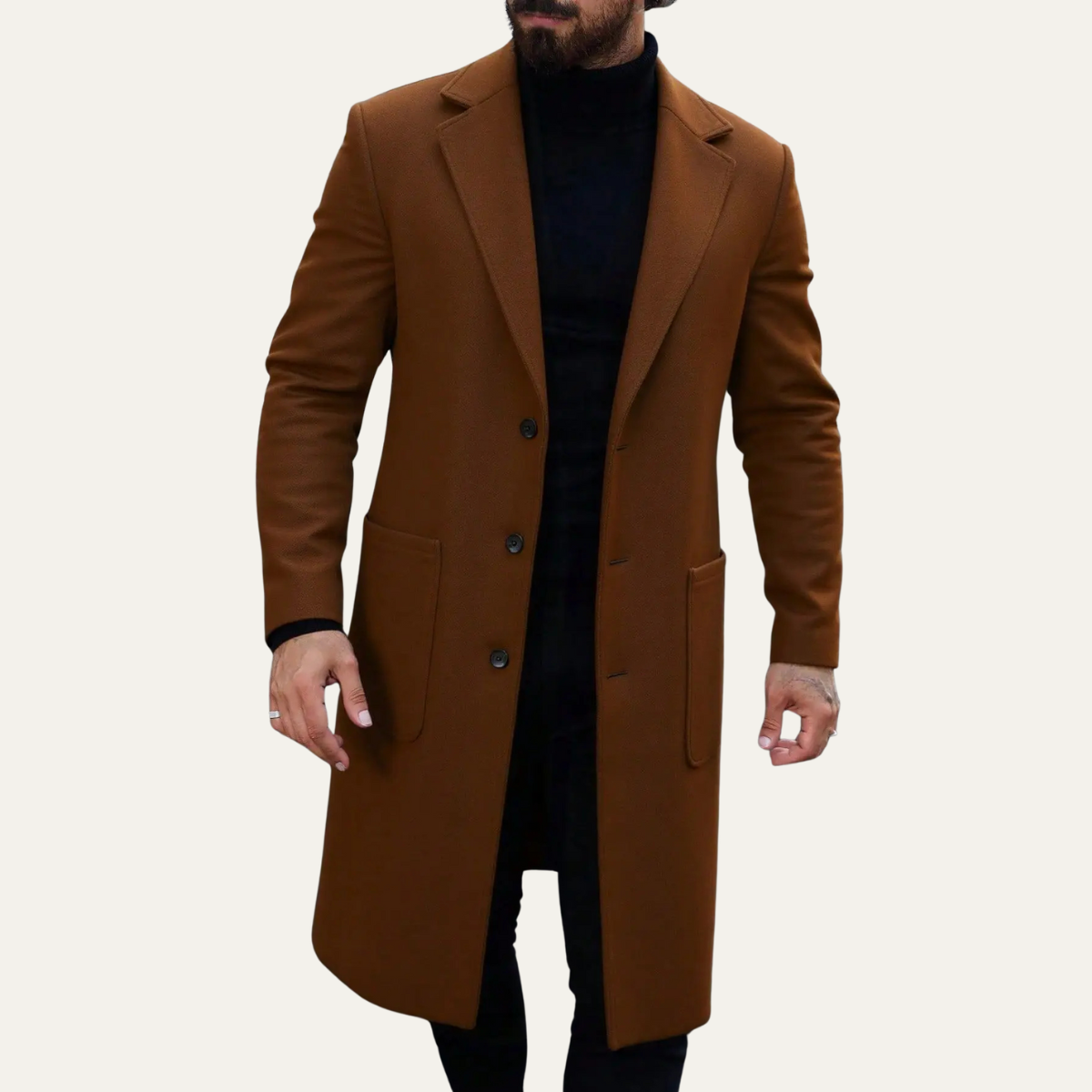 Men’s Classic Winter Slim Fit Overcoat
