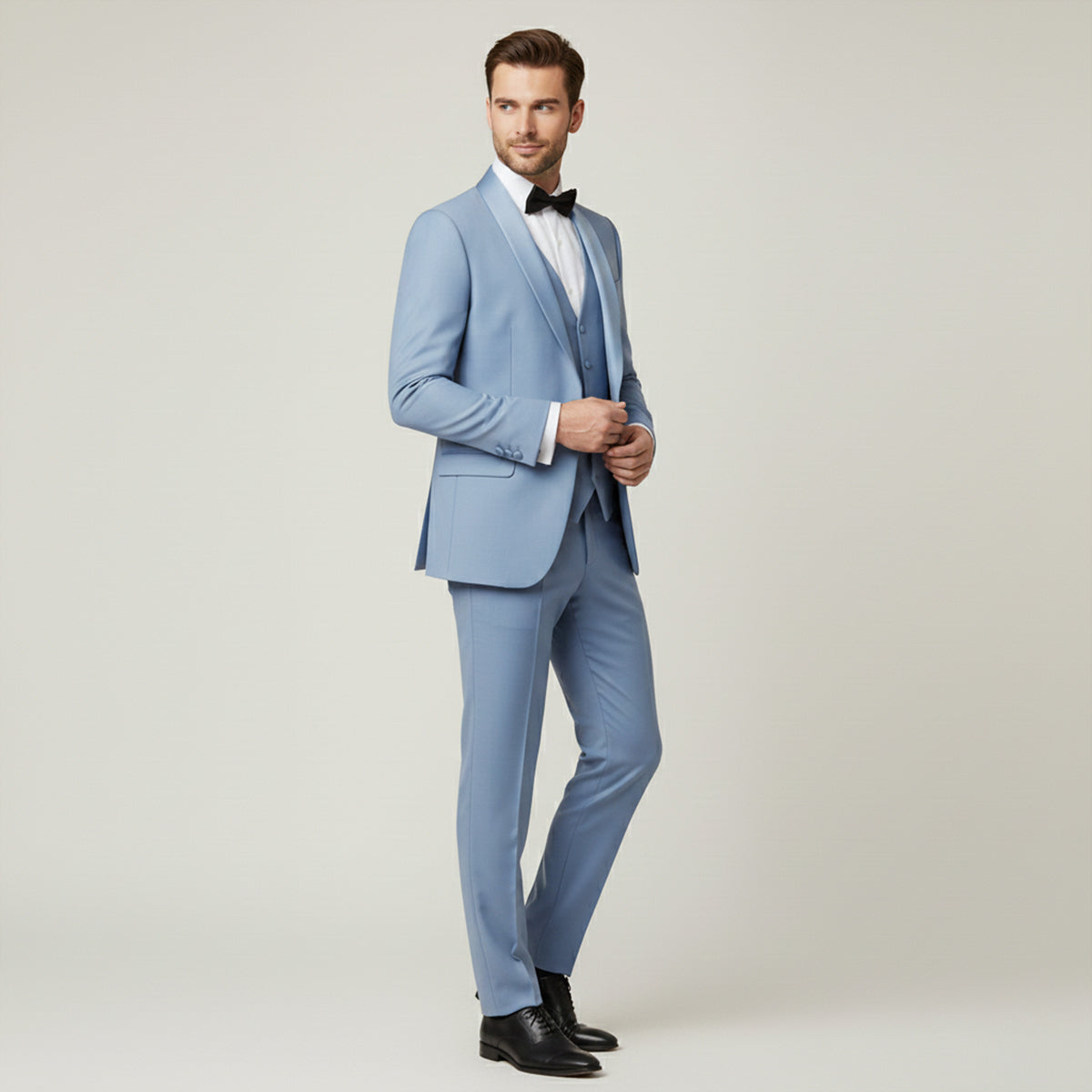 Men’s 3 Piece Suit – Elegant Slim Fit Formal Tuxedo Set