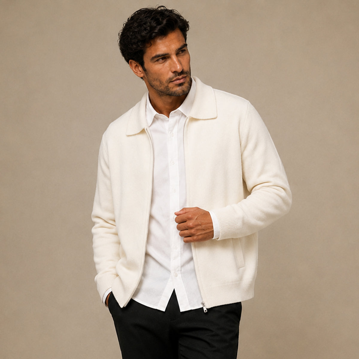 The Timbermoor Men's Cashmere Wool Knit Sweater