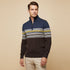 The Chatsworth Men's Quarter Zip Cotton Sweaters – Fair Isle Knit