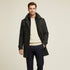 Men’s Waterproof Casual Long Jacket with Adjustable Cuffs