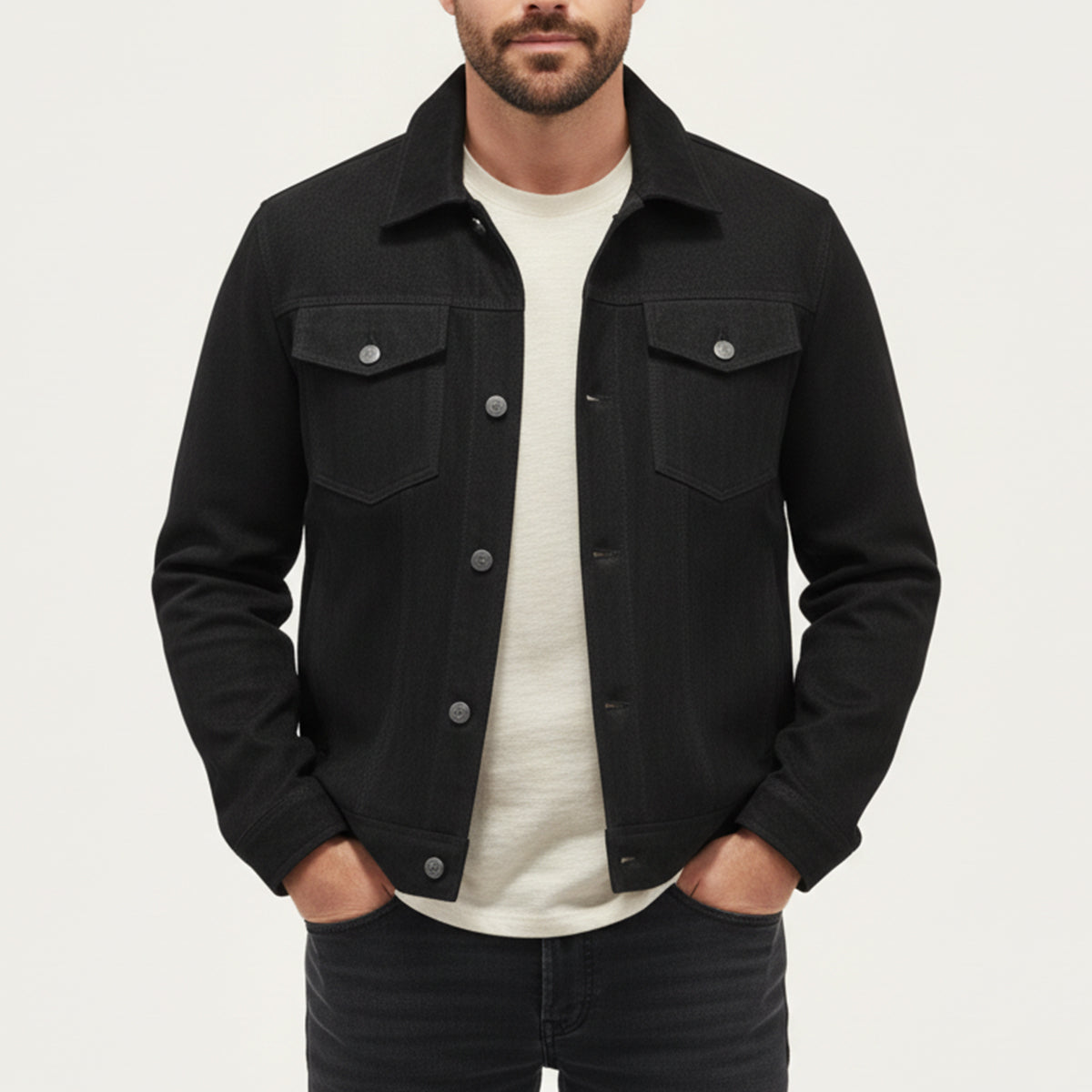 The Vintage Cotton Cargo Jacket for Men — Lightweight Outdoor Style