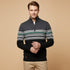 The Chatsworth Men's Quarter Zip Cotton Sweaters – Fair Isle Knit
