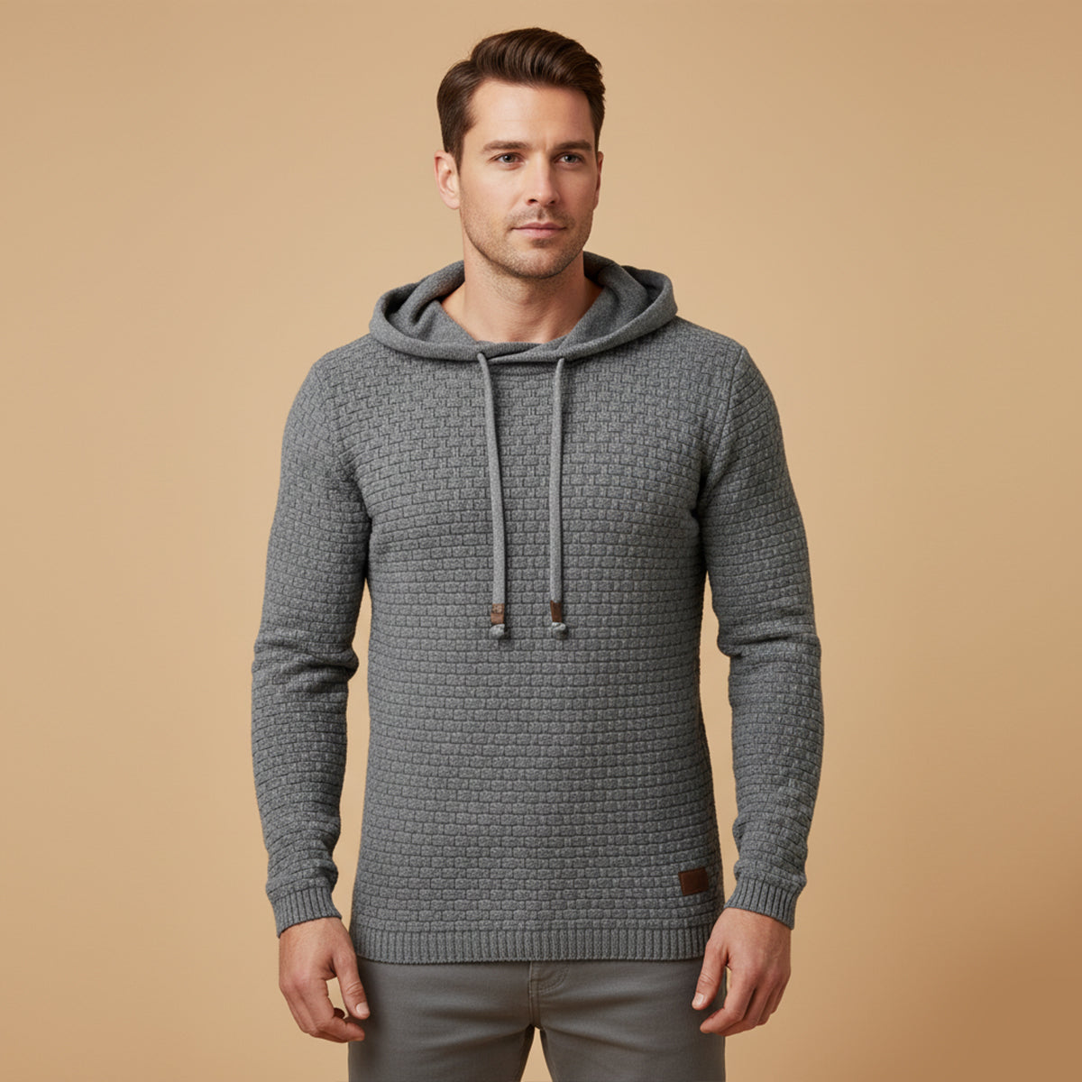 The Watford Men's Hooded Warm Knit Sweater