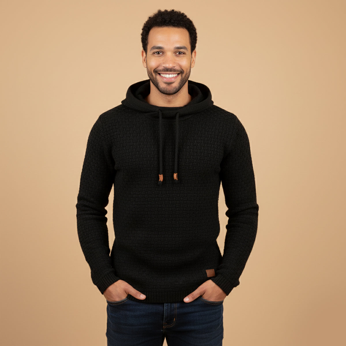 The Watford Men's Hooded Warm Knit Sweater