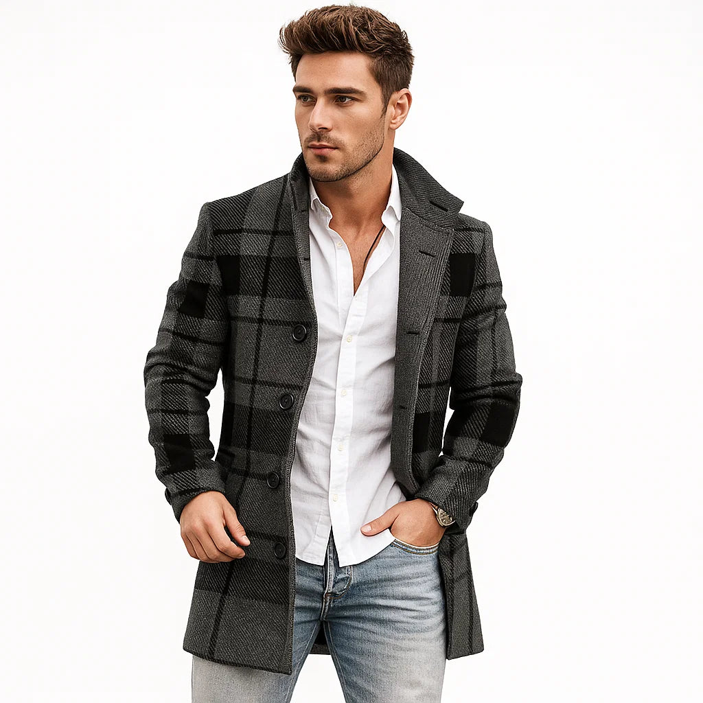Men’s Patchwork Statement Coat | Artistic