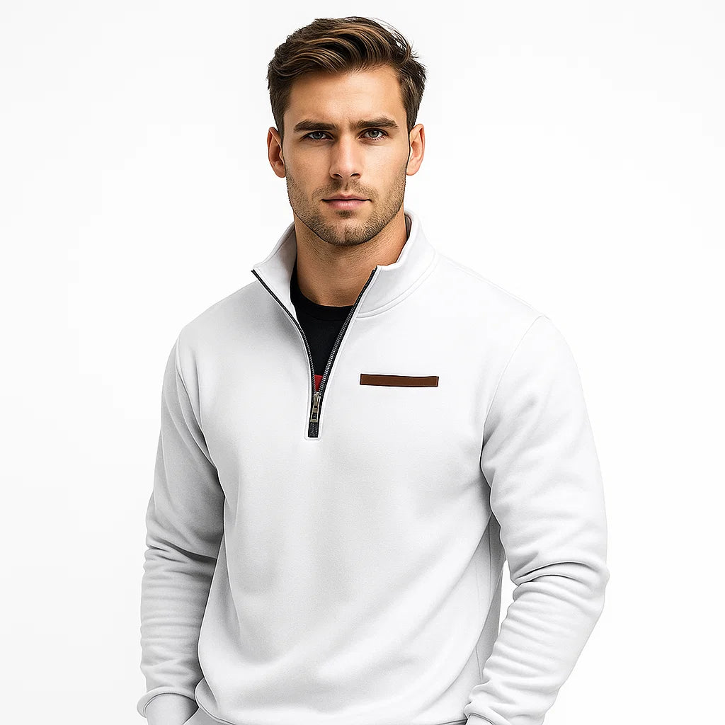 Men’s Zip-Neck Sweater | Relaxed