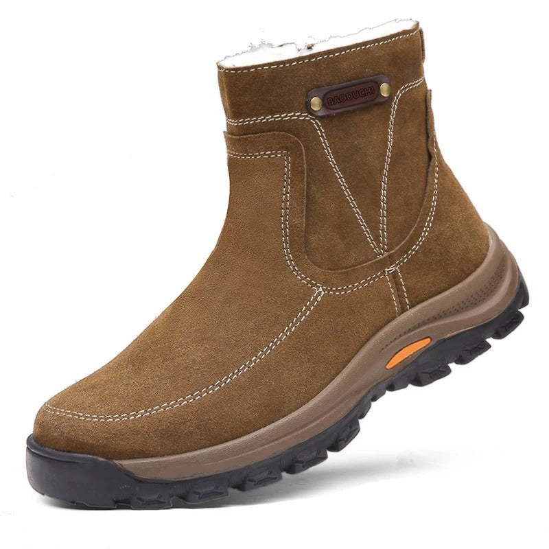 Men's Snow Boots – Shearling Lined Grip Sole