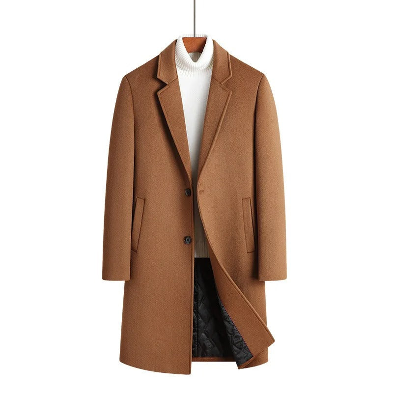 Men's Slim Fit Wool Topcoat