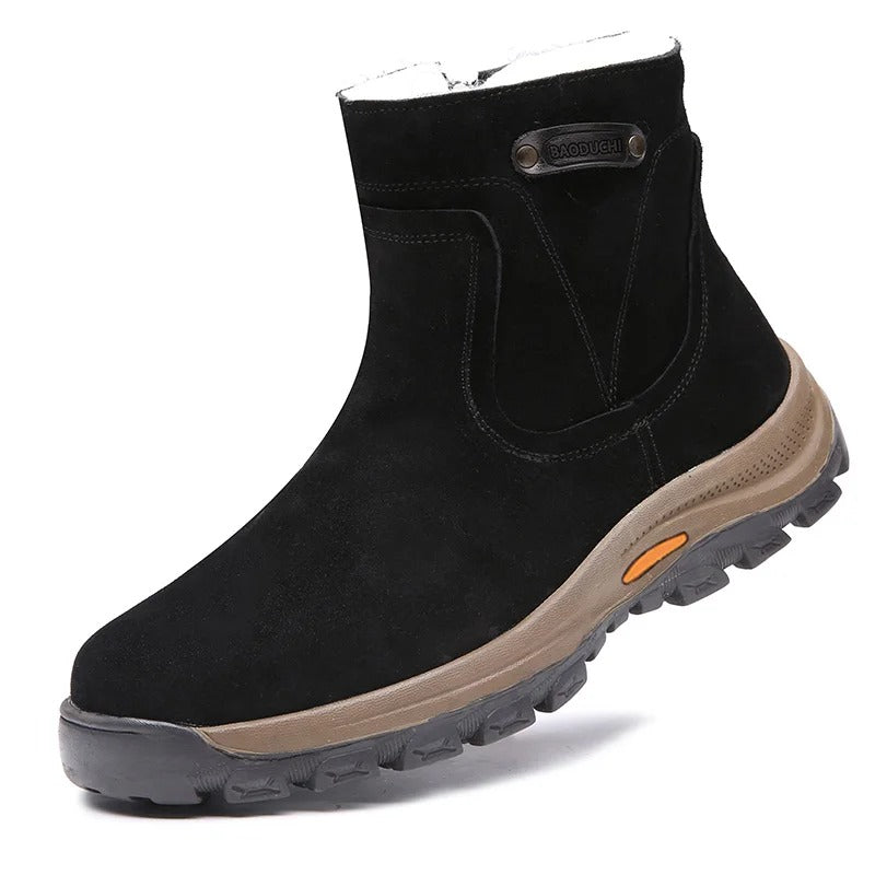 Men's Snow Boots – Shearling Lined Grip Sole