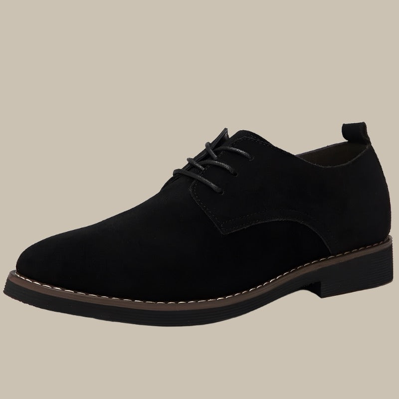 Elegant Autumn Suede Formal Oxford Shoes for Men