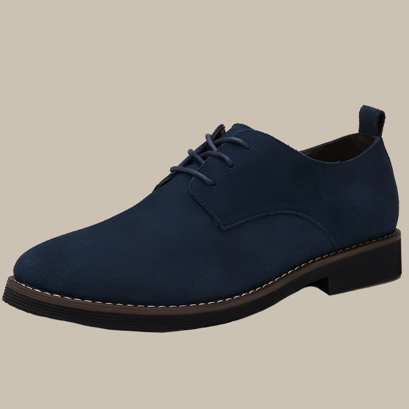 Elegant Autumn Suede Formal Oxford Shoes for Men