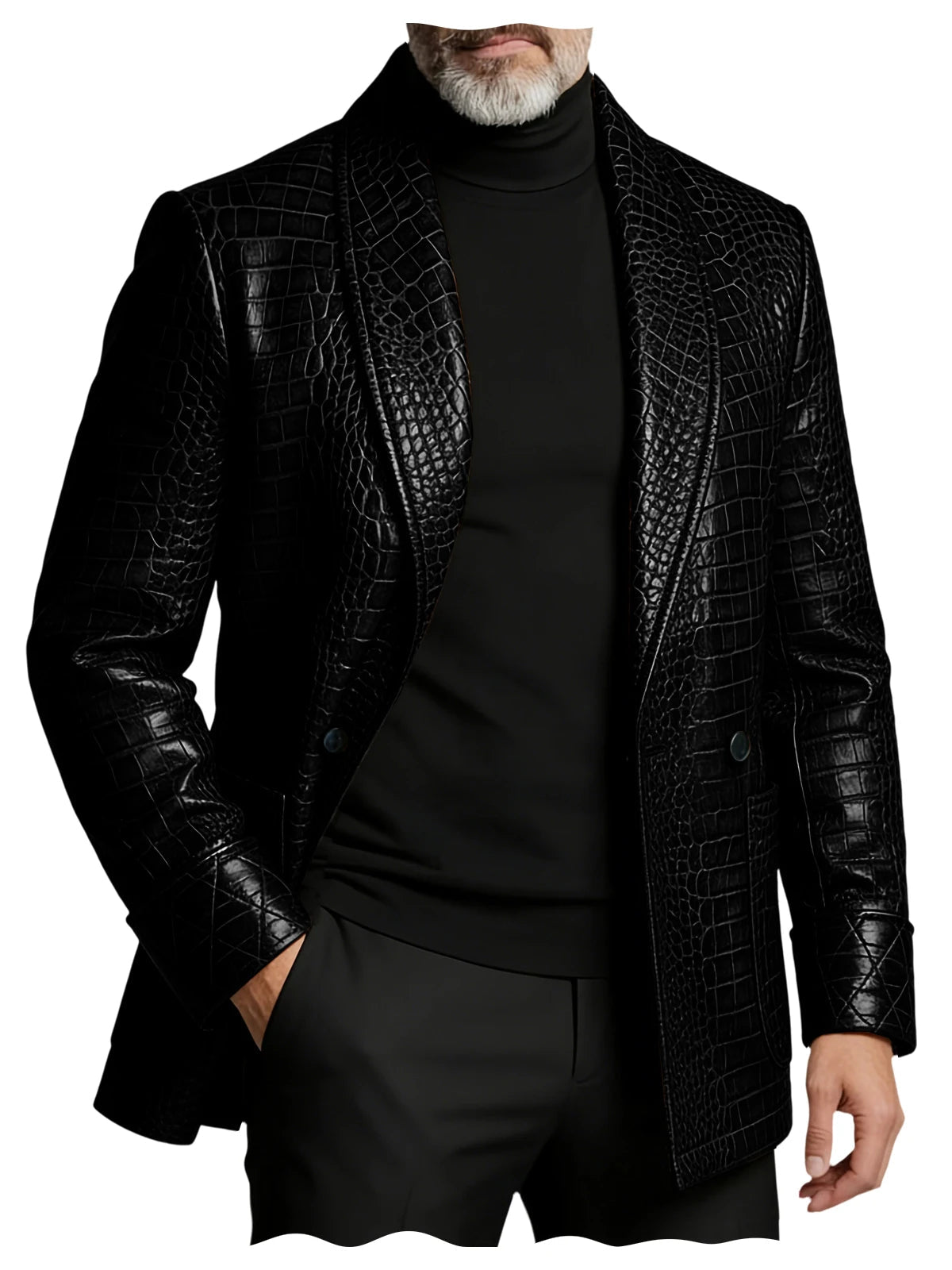 Men's Textured Blazer – Slim Fit Sport Coat