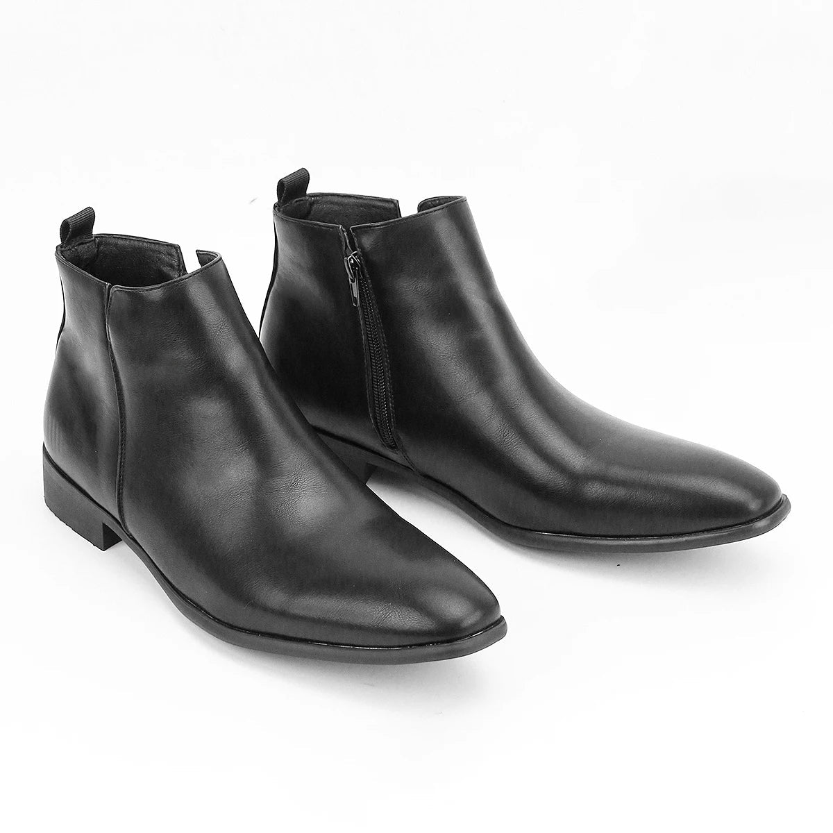 Men's Formal Chelsea Boots – Leather Look